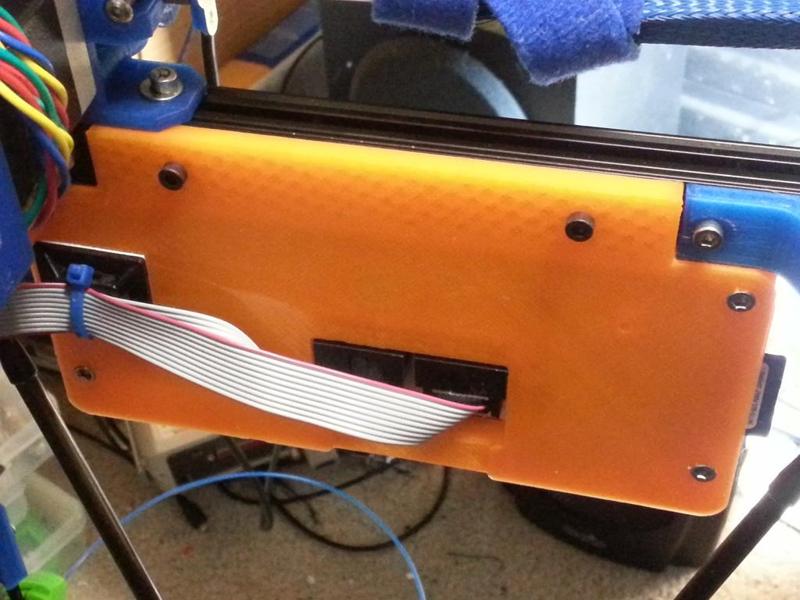 rrd Ultipanel case back for Kossel Mini