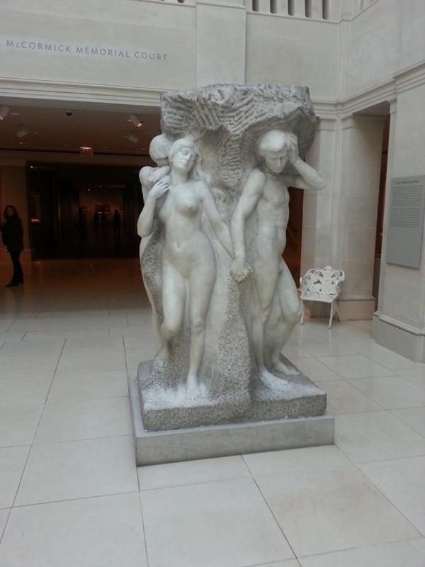 The Solitude of the Soul by Lorado Taft at AIC