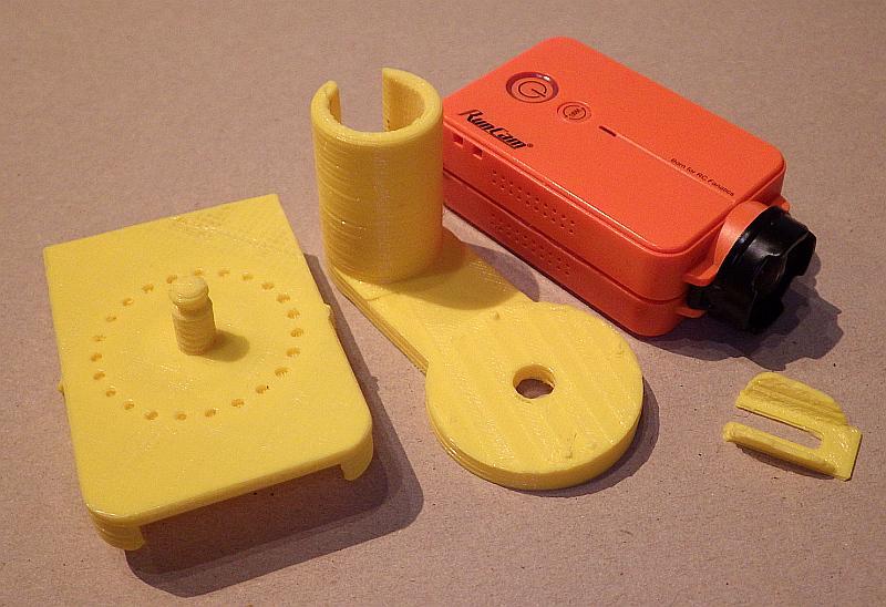 Simple holder for RunCam-II-HD with Z-moved