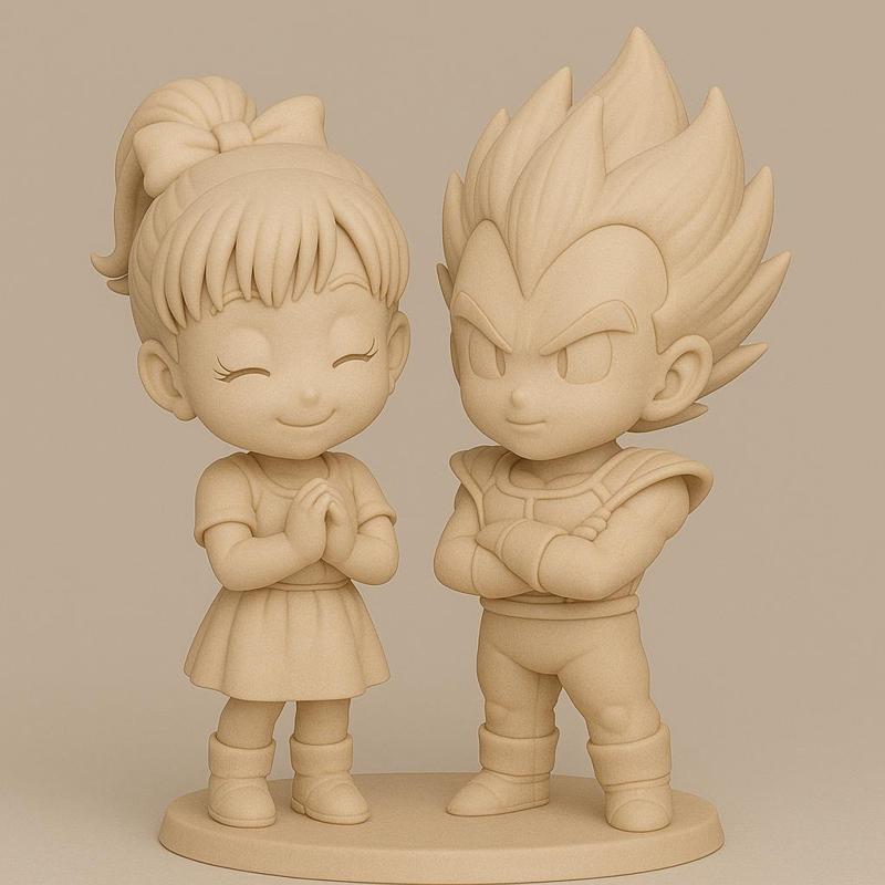 Vegeta and Bulma