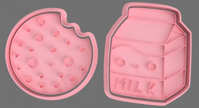 MILK AND COOKIES STENCIL