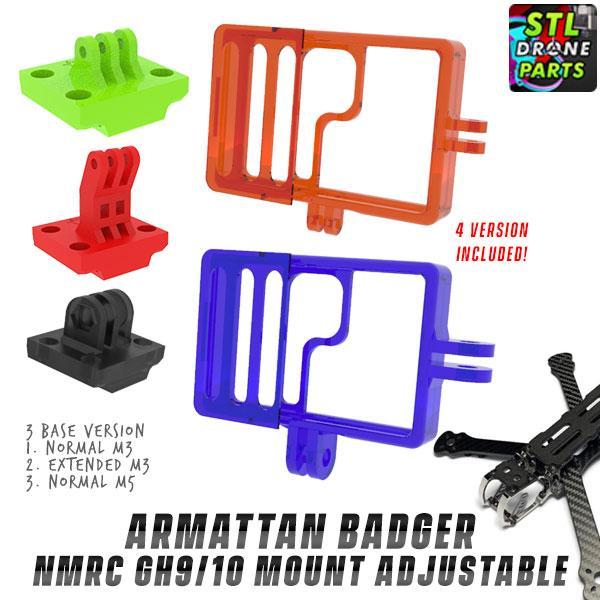 Armattan Badger NamelessRC Naked Gopro Hero 9/10/11 Mount