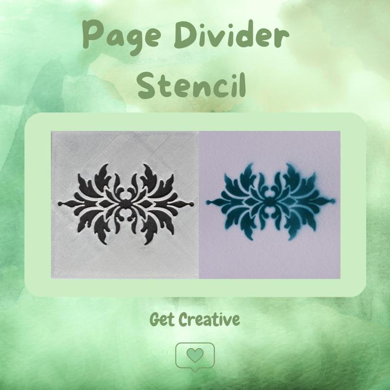 Page Divider  Stencil