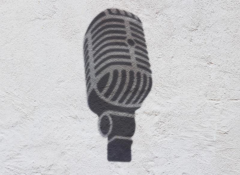 MICROPHONE- READY TO PRINT! 3D PRINTABLE STENCIL