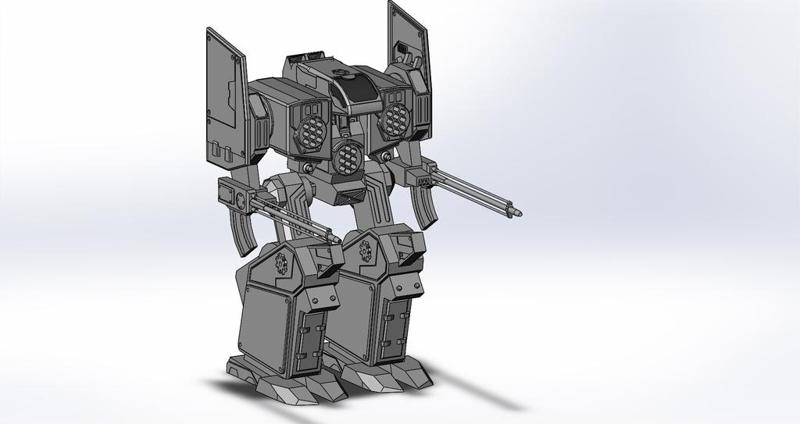 MW4 Black Heart mech