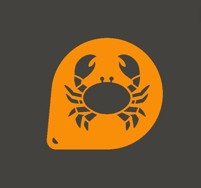 3 Crab Stencils