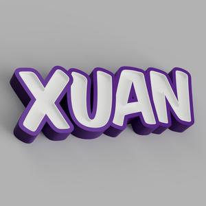 NAMELED XUAN - LED LAMP WITH NAME