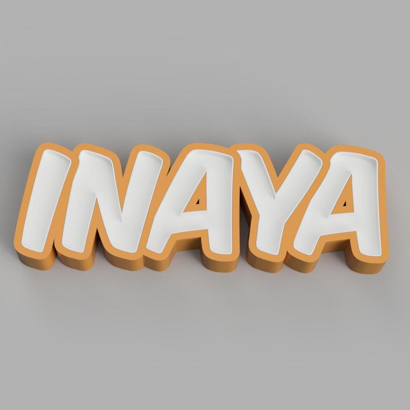 NAMELED INAYA - LED LAMP WITH NAME