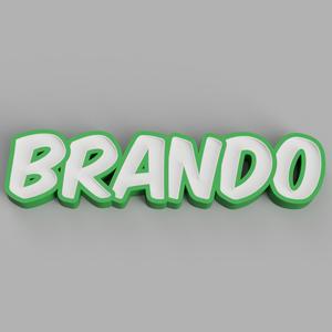 NAMELED BRANDO - LED LAMP WITH NAME