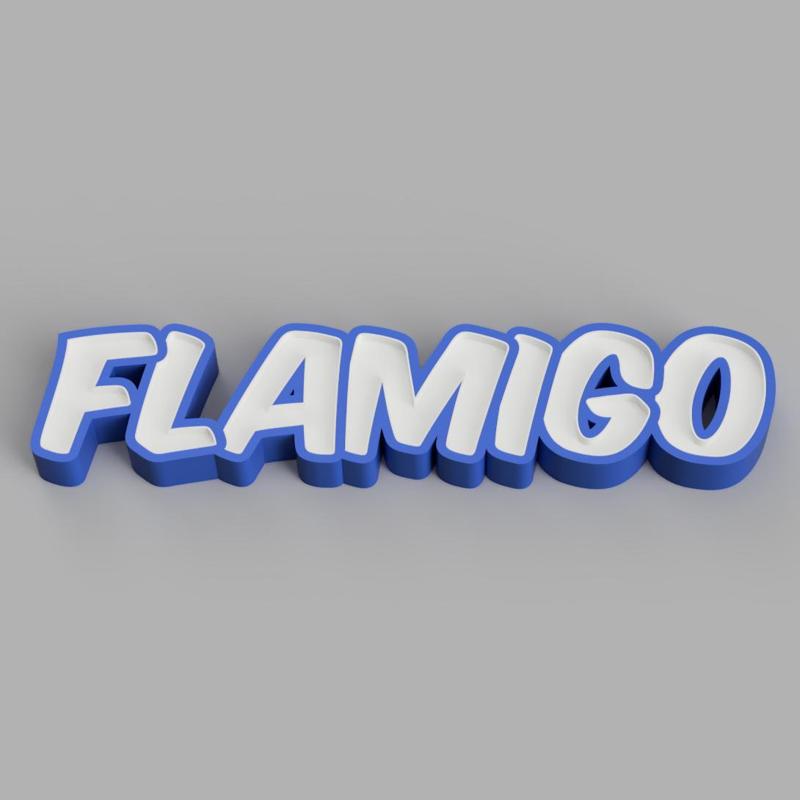 NAMELED FLAMIGO - LED LAMP WITH NAME
