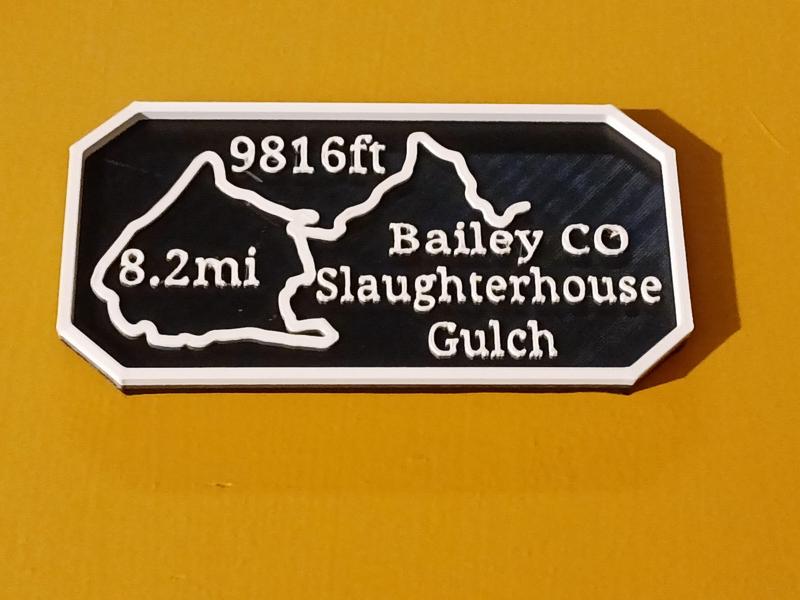 Maverick's Trail badge Slaughterhouse Gulch Bailey Colorado