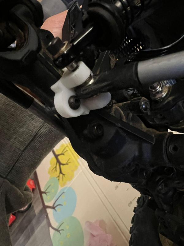 Rear shock absorber link bracket absima sherpa 1/10