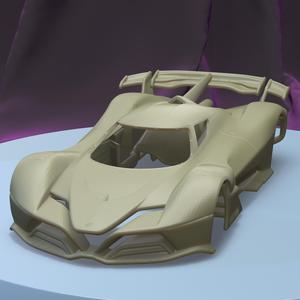 ALFA ROMEO 8C R TAZIO 2020 (1/24) printable car body