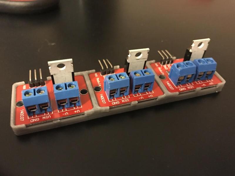 IRF520 Mosfet Module Bumper - 3 Bay