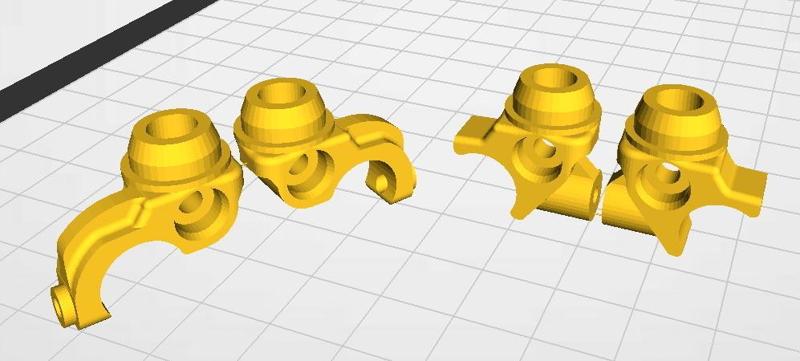 Axial ar44 separate spring and shock mounts