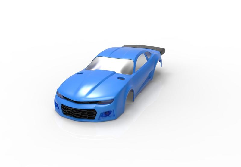 2020 chevy camaro zl1 drag race car rc body shell