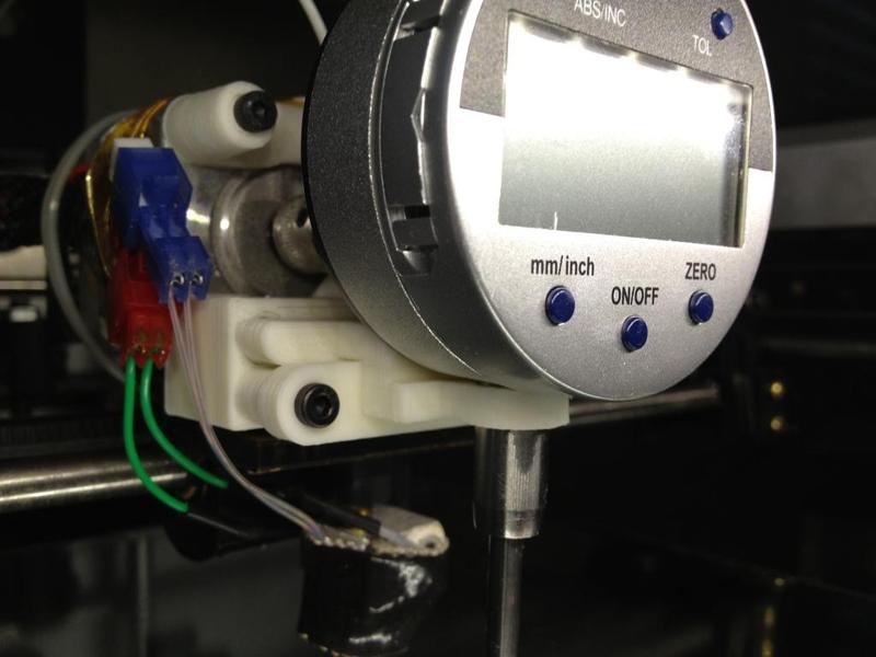 Solidoodle 9.5mm Indicator Mount for mk3 extruder