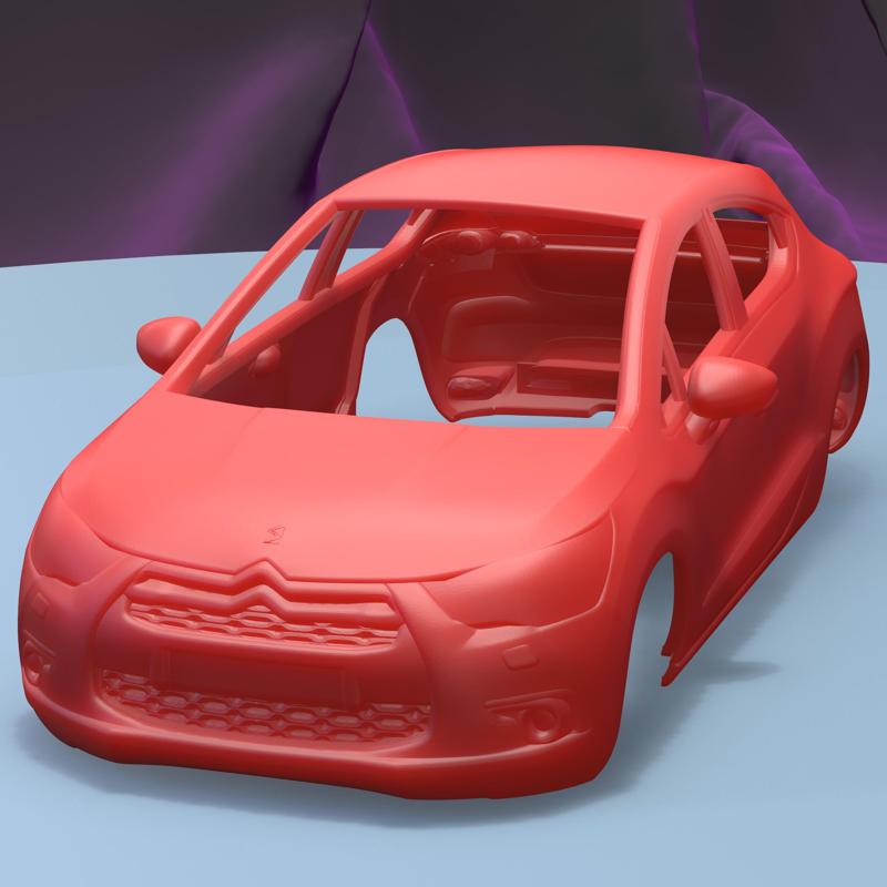 CITROEN DS4 2012 (1/24) printable car body