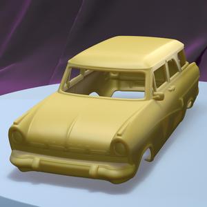 FORD TAUNUS KOMBI 1957 (1/24) printable car body