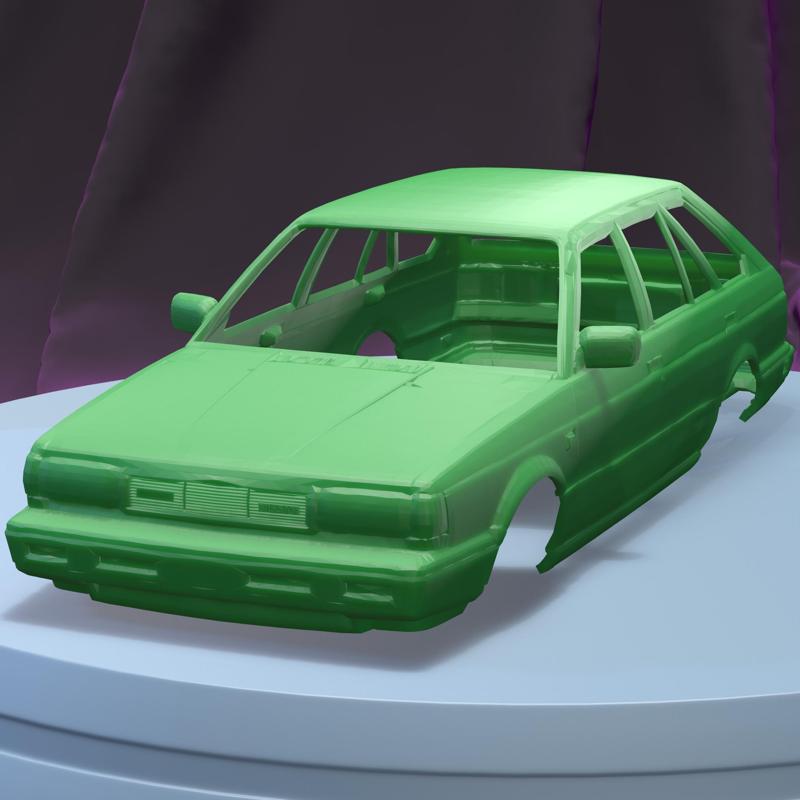 Nissan Tsuru II 1987  (1/24) Printable Car Body