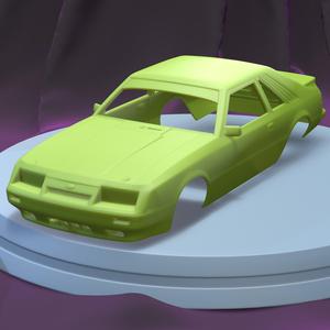 Ford Mustang GT Group A 1983 (1/24) Printable Car Body