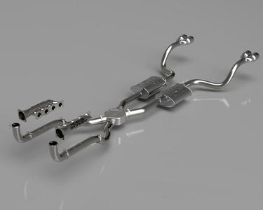 Twin Turbo Exhaust setup  (Full Scale)