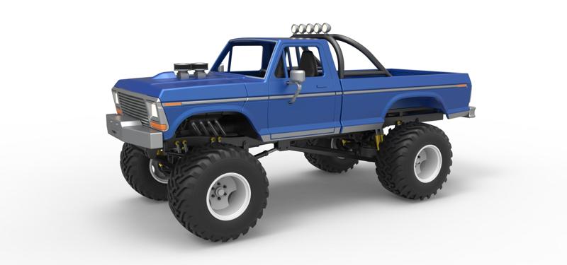 Diecast vintage Monster Truck Scale 1:25