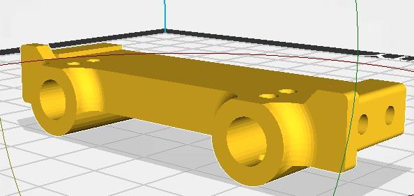 scx10 - scx10.2 3mm raised or lowered bumper mount