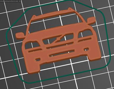 VOLVO XC90 FRONT SILHOUETTE