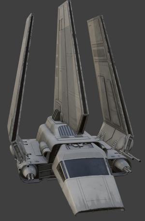 Star Wars Lambda Shuttle T-4a - Imperial Ship STL - 3D Printable Model