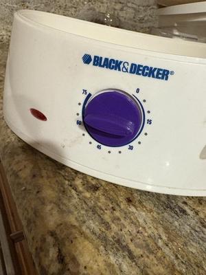 Replacement knob for black and decker food steamer