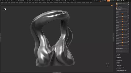 Modern Abstract Decorative sculpture 3d print model 41