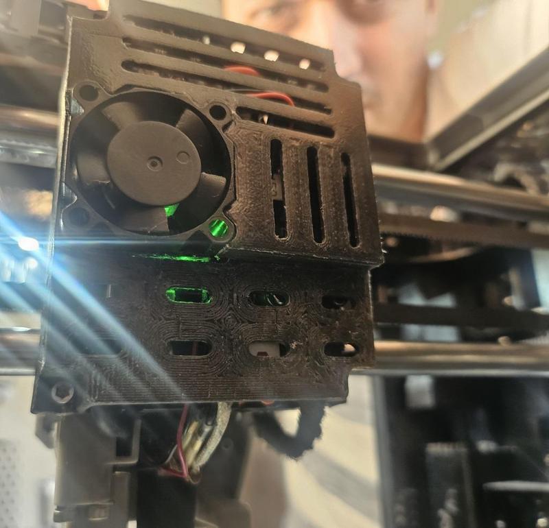 Back cover for head of Qidi Q1 pro