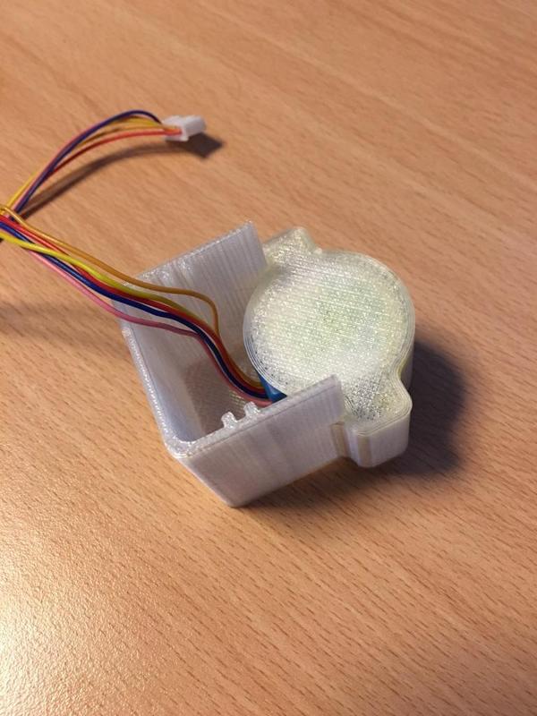 Stepping Motor housing and gear