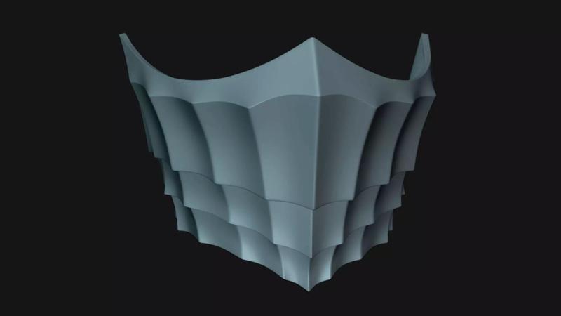 MK 11 Kitana Mask for face from Mortal Kombat 2021