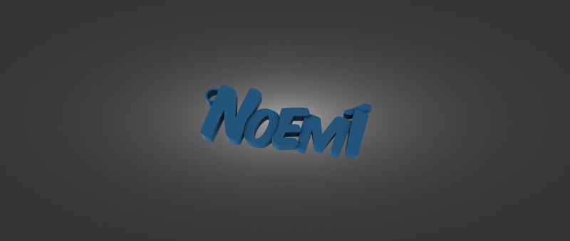Keychain name - Noemí