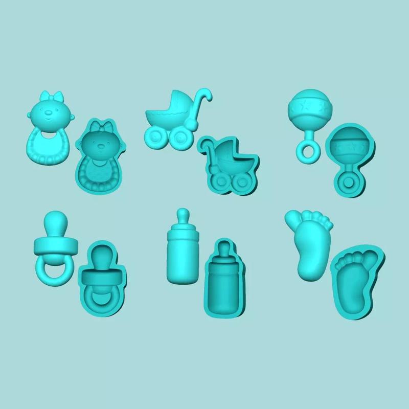06 Baby  Themed - Mold Silicon Maker - Collection