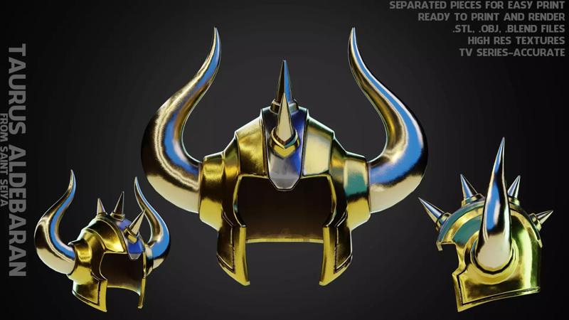 Saint Seiya Taurus Aldebaran Helmet for Cosplay