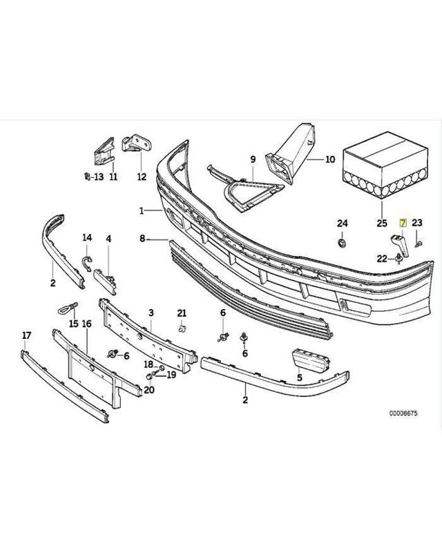 BMW E36 Front Bumper Mount Bracket | Reinforced 3D Printed Replacement (1990–1999 Models)