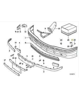 BMW E36 Front Bumper Mount Bracket | Reinforced 3D Printed Replacement (1990–1999 Models)