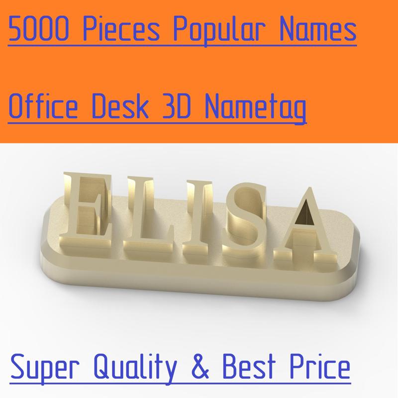 Office Desk Nametag - 5000pcs.