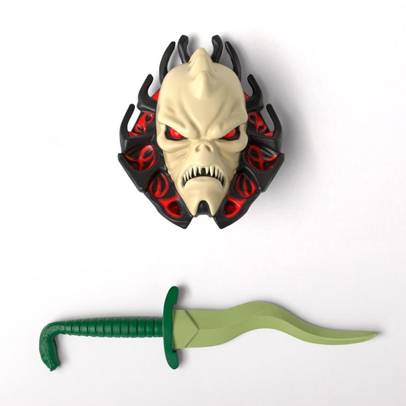 DESPARA HEAD & SARYN KNIFE - MASTERS OF THE UNIVERSE ORIGINS