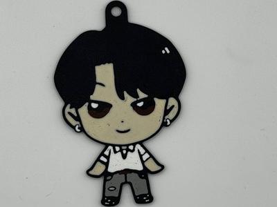 Jinu Chibi Keychain Kpop Demon Hunters - Huntrix 