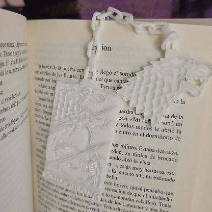 House Stark Lithophane Bookmark