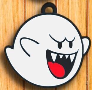 Ghost keychain - Mario Bross