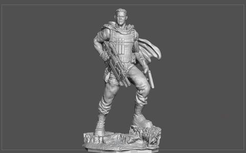 CABLE DEADPOOL JOSH BROLIN MOVIE STATUE FOR RESIN PRINTING MCU