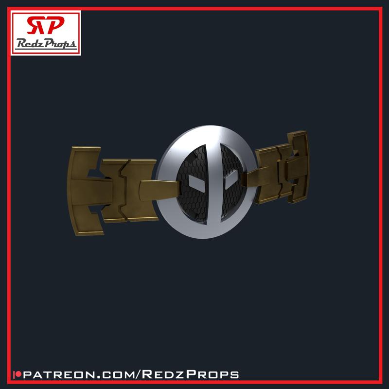 Lady Deadpool Buckle Cosplay Prop