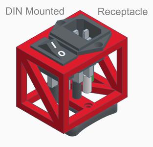 DIN Mounted Receptacle For CR-10