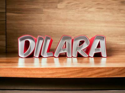 Dilara LED Name Lamp