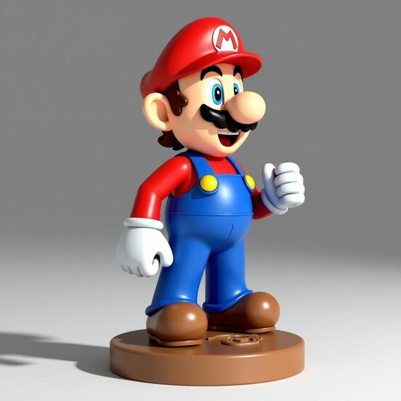 Super Mario Hero Pose Figurine